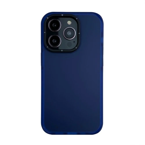 Чохол Frosted Case for iPhone 14 Dark Blue- Фото 1